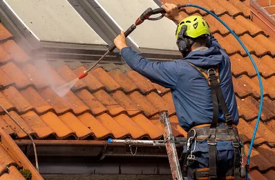 Démoussage et hydrofuge de toiture à Cassignas
